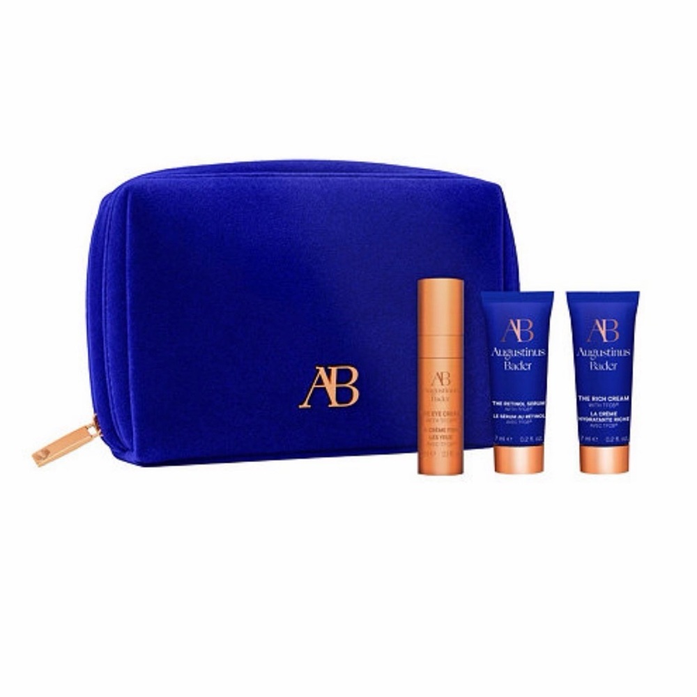 Augustinus Bader Skincare Set with Blue Pouch